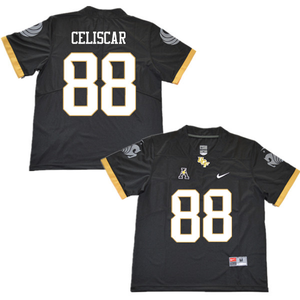 Men #88 Josh Celiscar UCF Knights College Football Jerseys Sale-Black - Click Image to Close